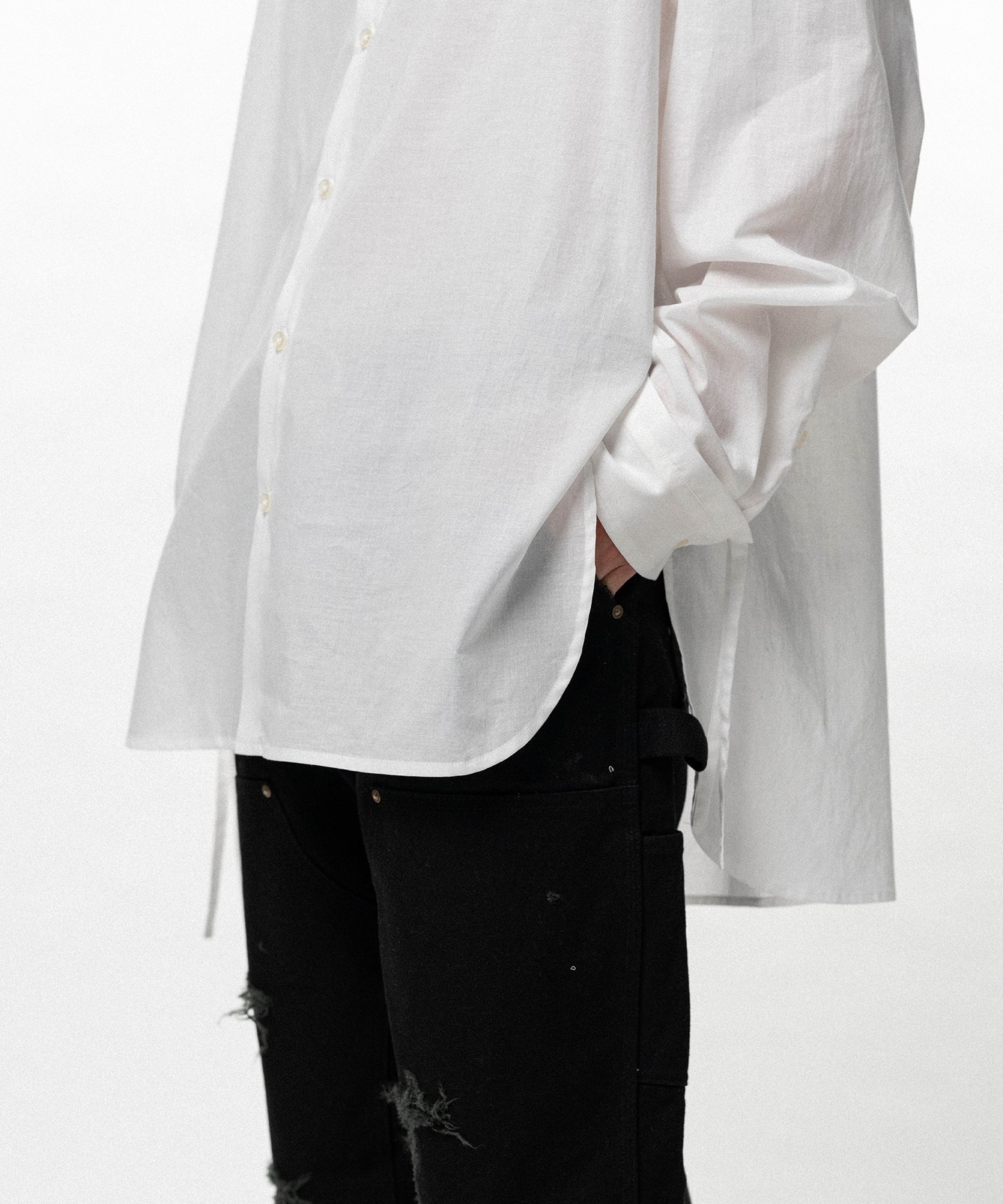 Drawstring Cuff Shirt