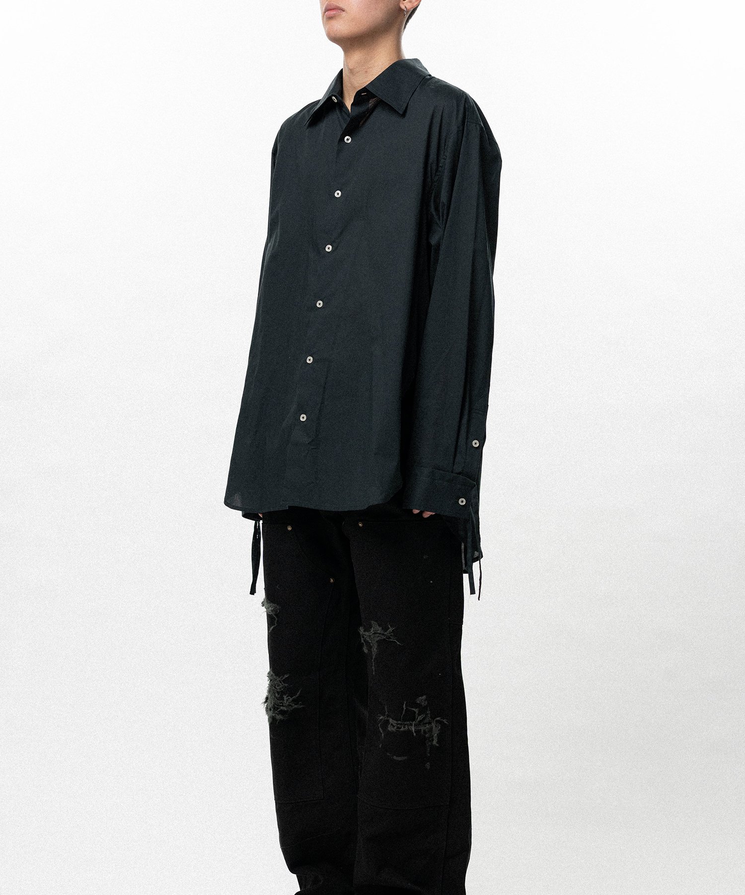 Drawstring Cuff Shirt