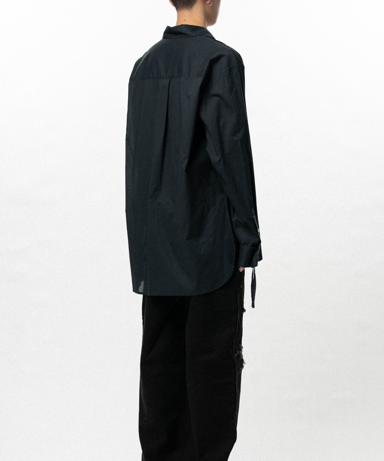 Drawstring Cuff Shirt