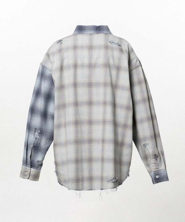Repaired Crazy Checked Shirt