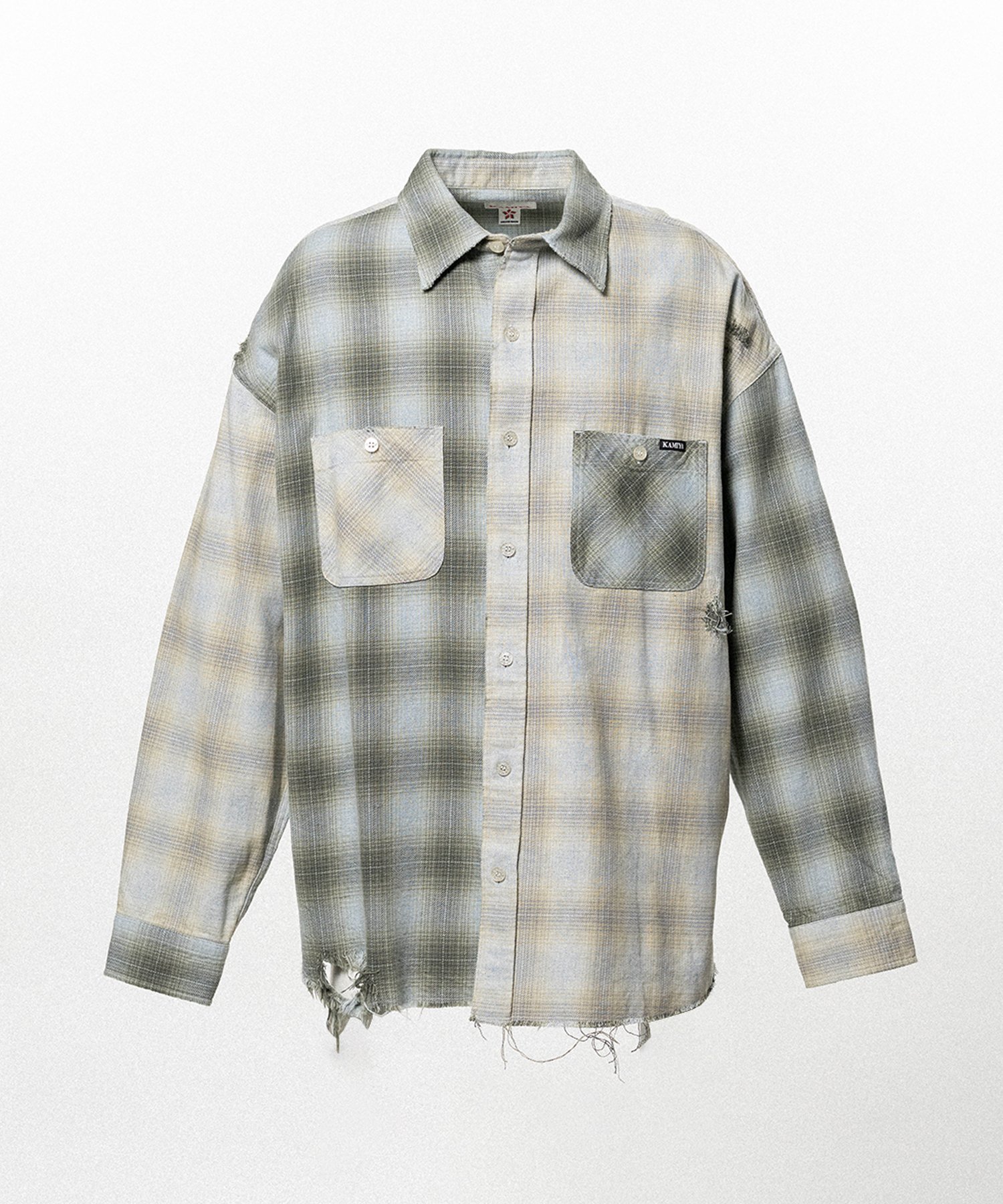 Repaired Crazy Checked Shirt