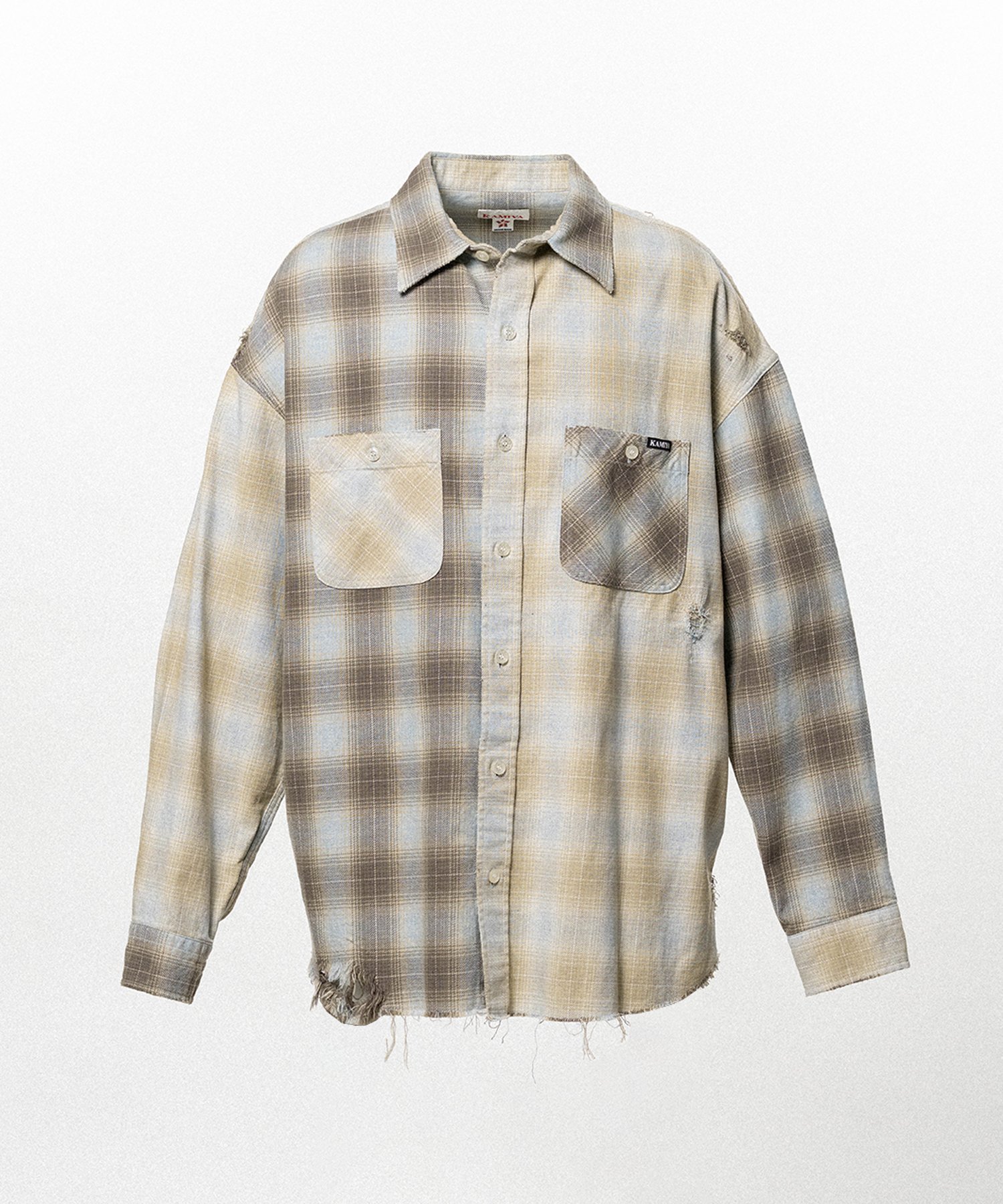 Repaired Crazy Checked Shirt