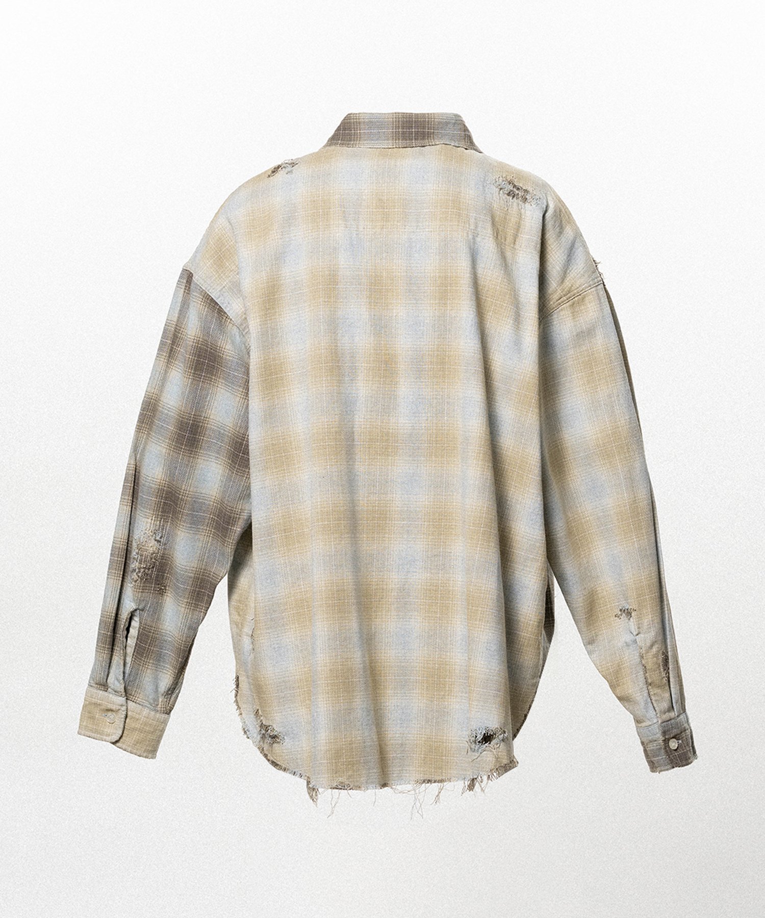 Repaired Crazy Checked Shirt