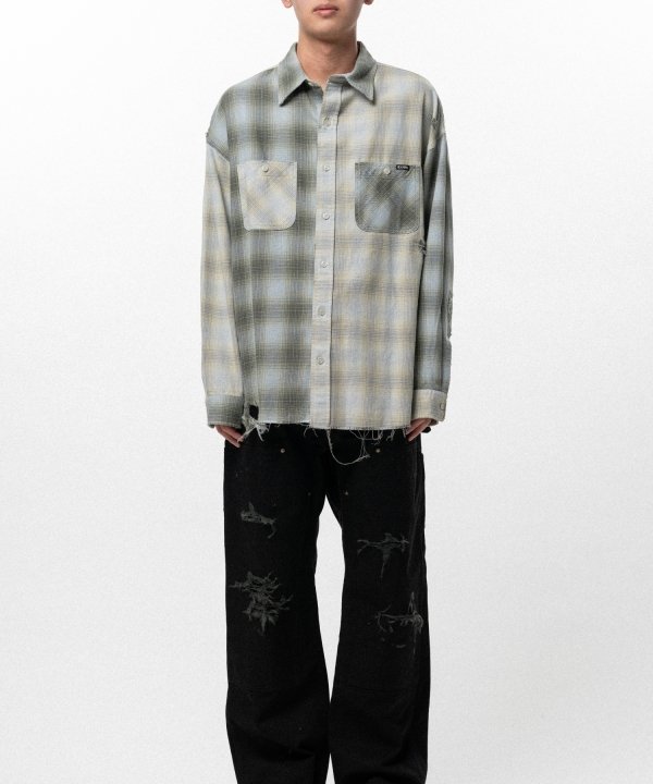 Repaired Crazy Checked Shirt