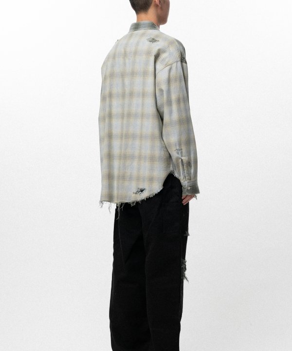 Repaired Crazy Checked Shirt