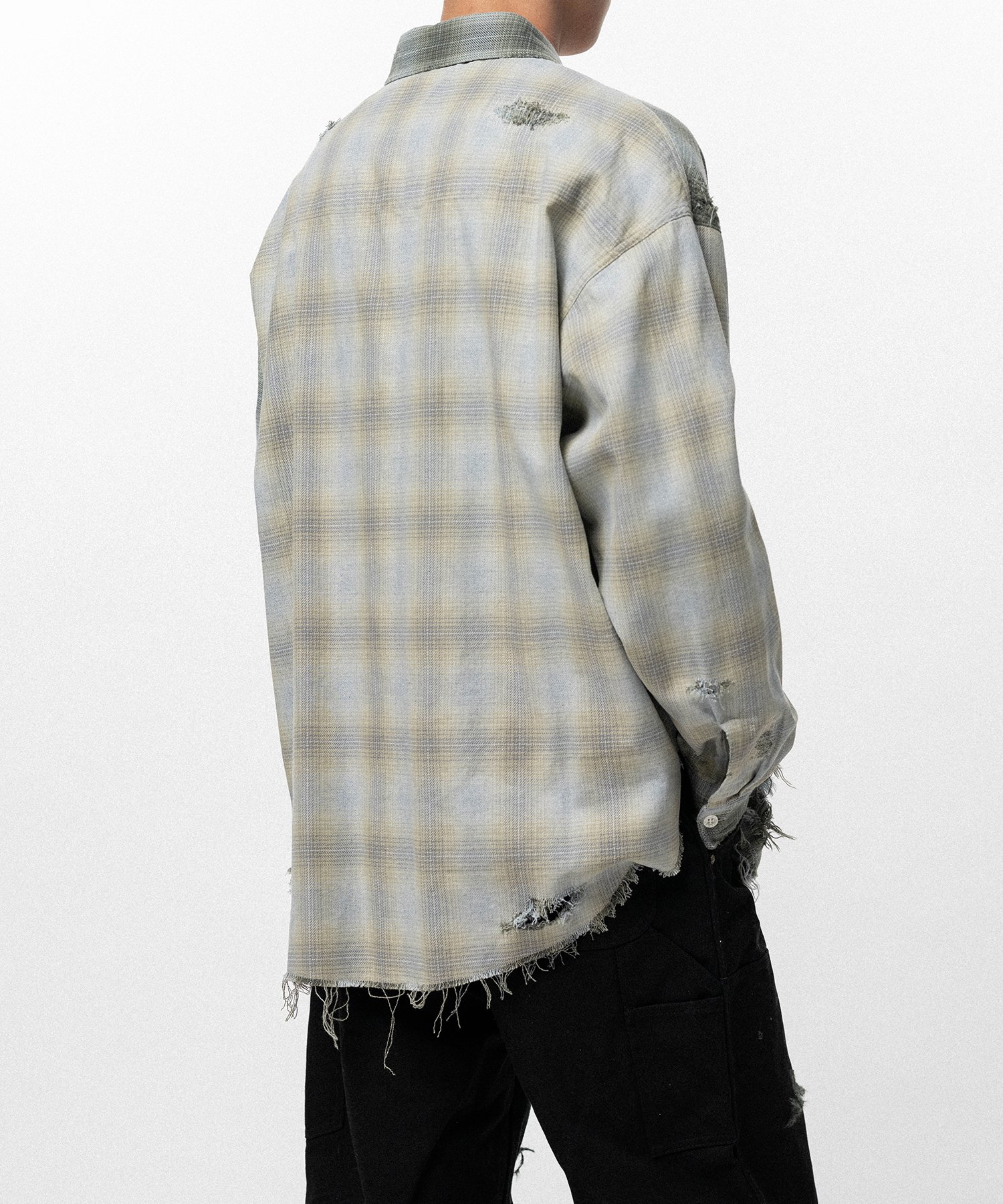 Repaired Crazy Checked Shirt