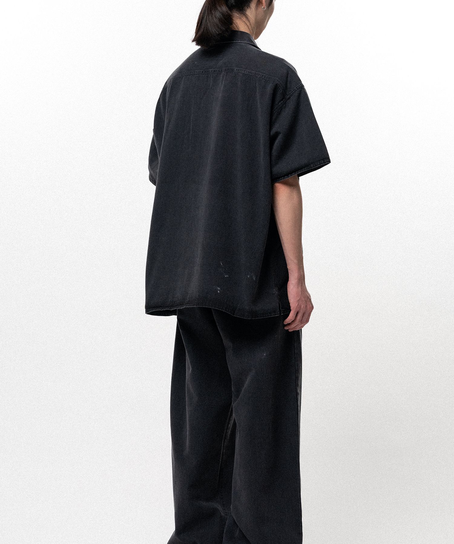 Tencel Denim Short Sleeve Work Shirt