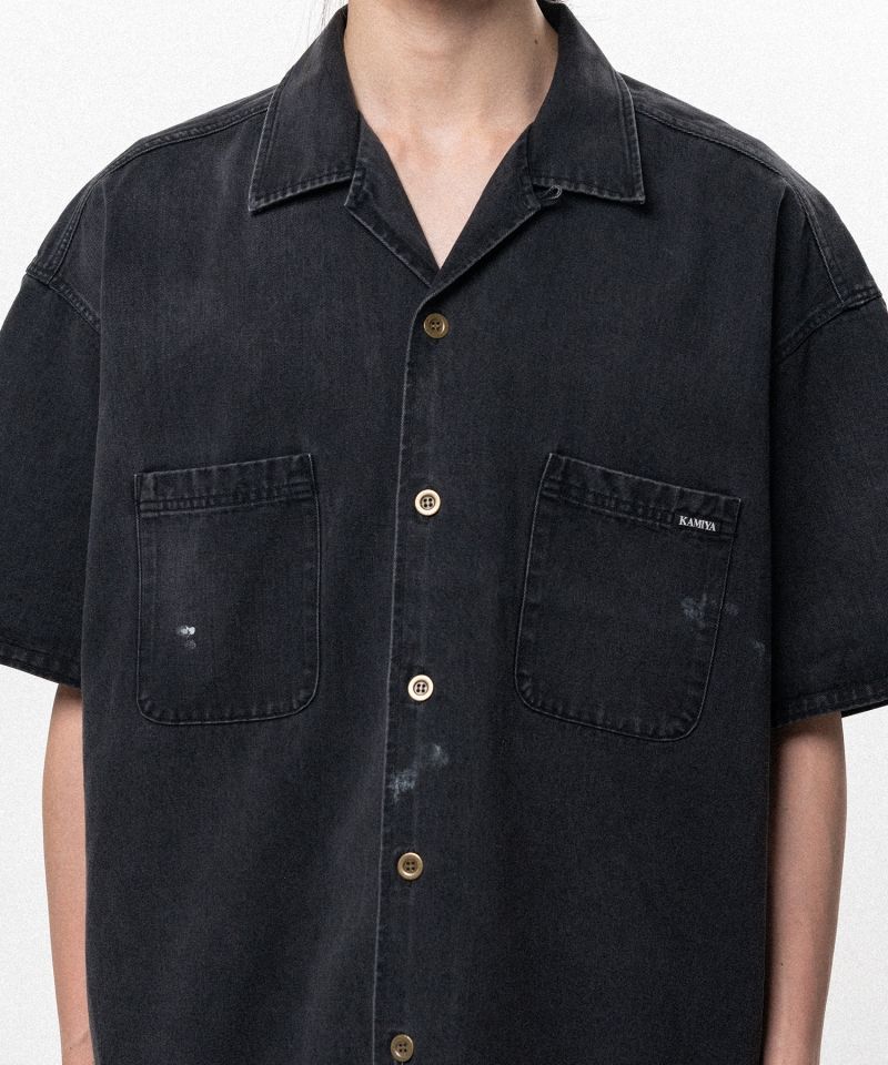 Tencel Denim Short Sleeve Work Shirt