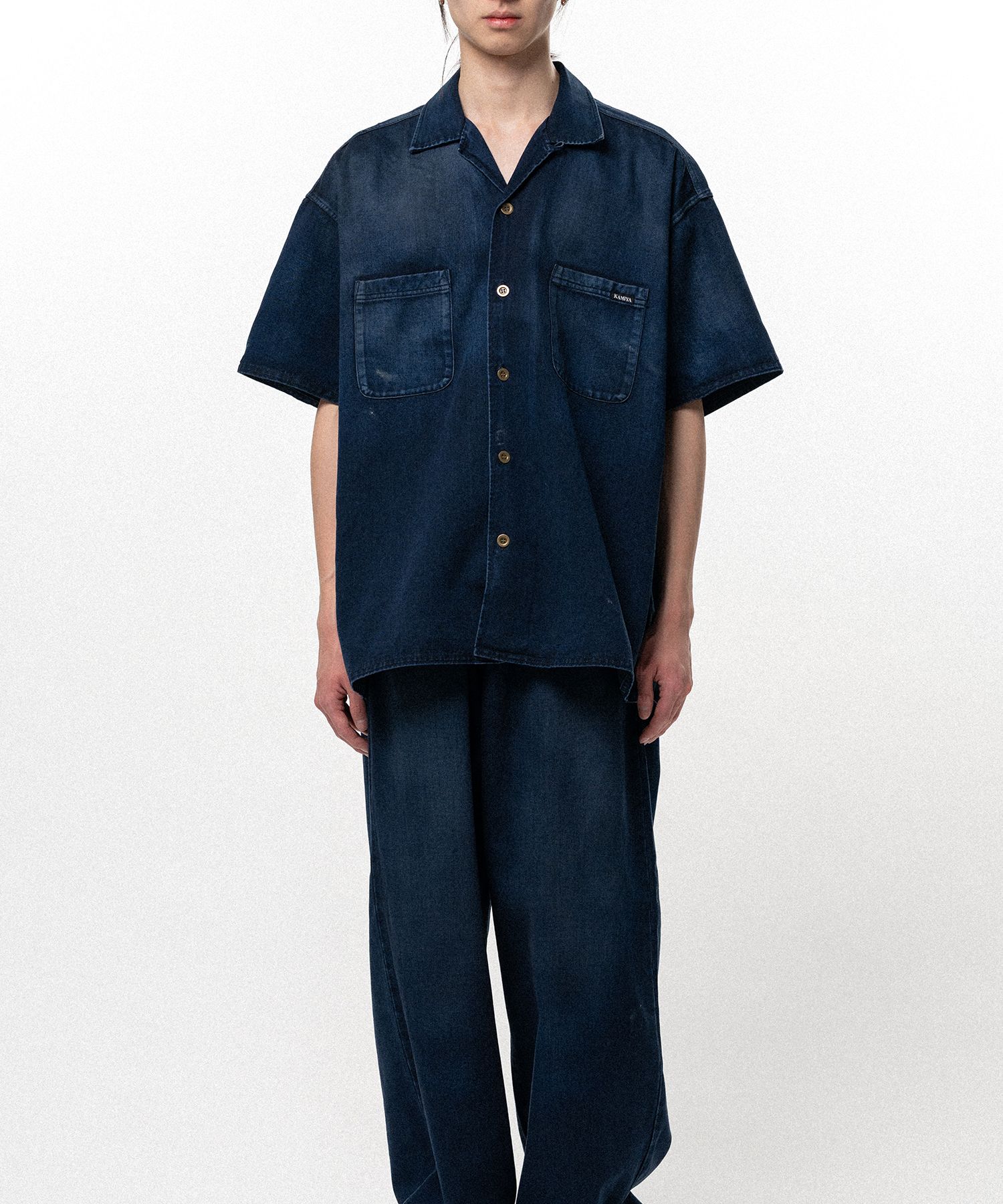 Tencel Denim Short Sleeve Work Shirt
