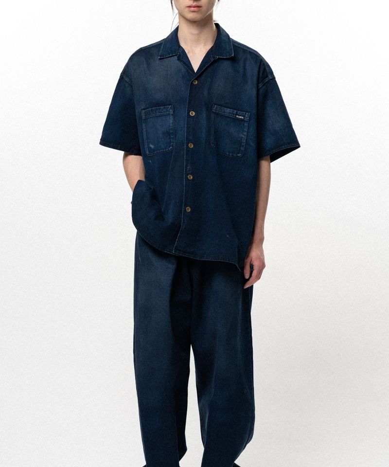 Tencel Denim Short Sleeve Work Shirt