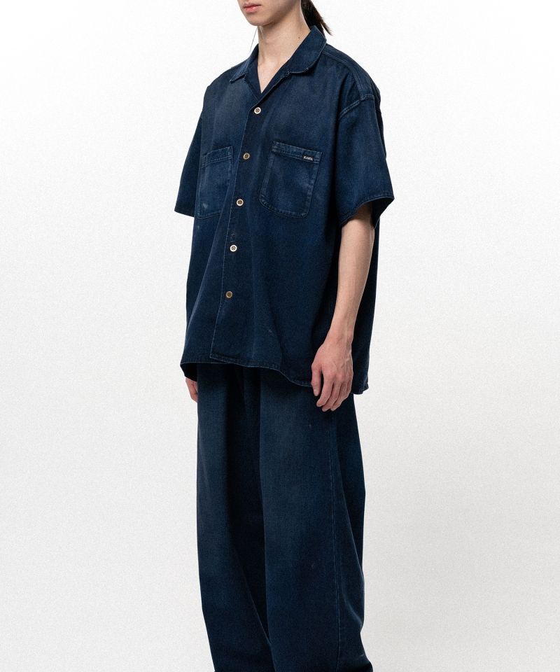 Tencel Denim Short Sleeve Work Shirt