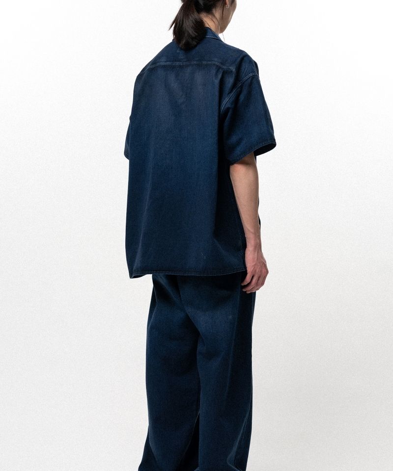 Tencel Denim Short Sleeve Work Shirt