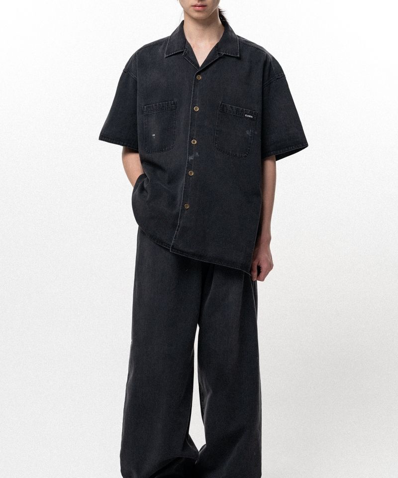 Tencel Denim Short Sleeve Work Shirt