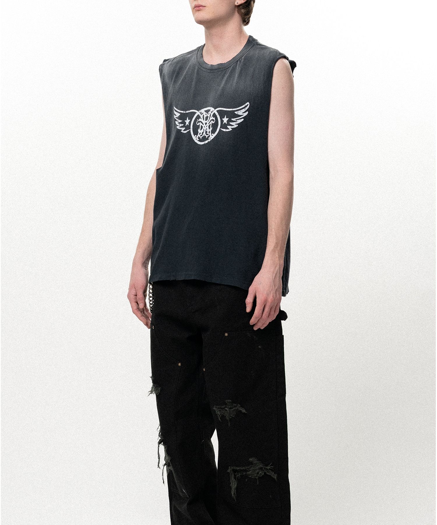 "AERO-KMY" Sleeveless T-shirt