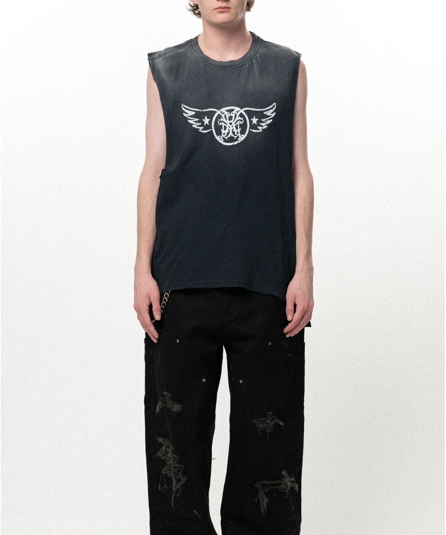 "AERO-KMY" Sleeveless T-shirt