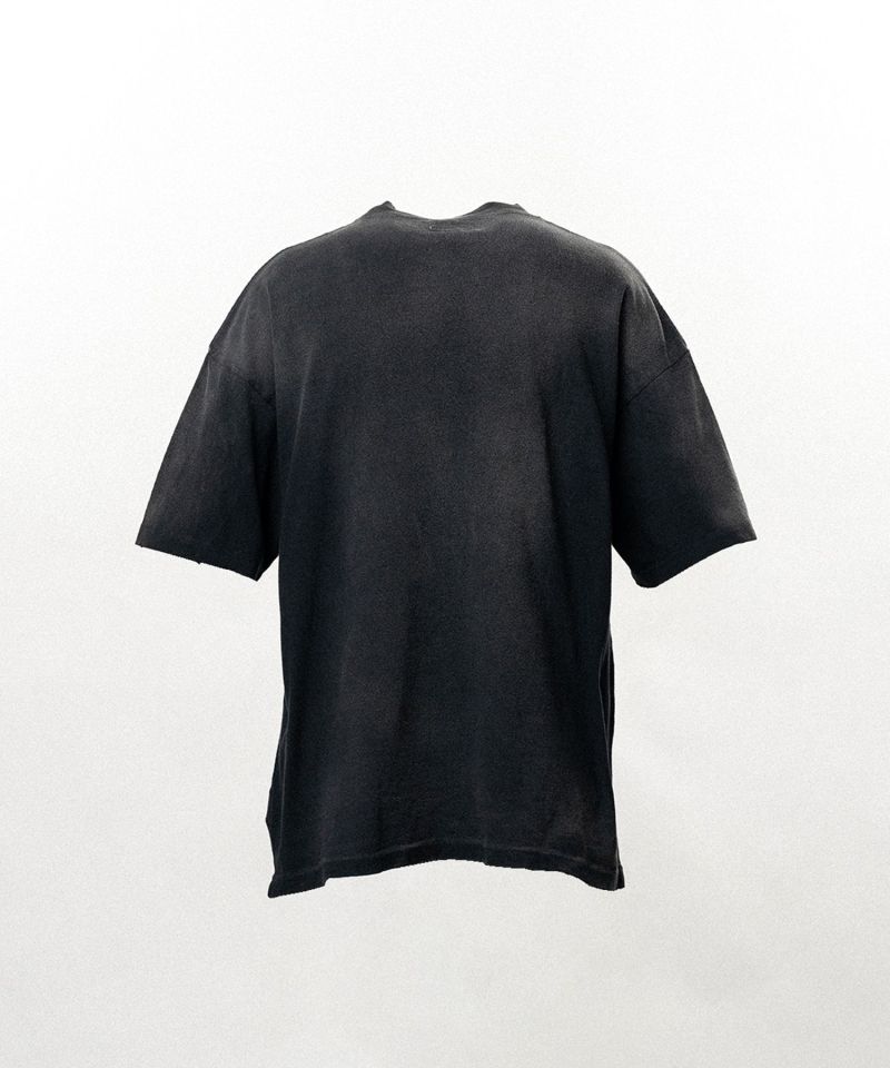 "CRAYON FLAME" Distressed T-shirt