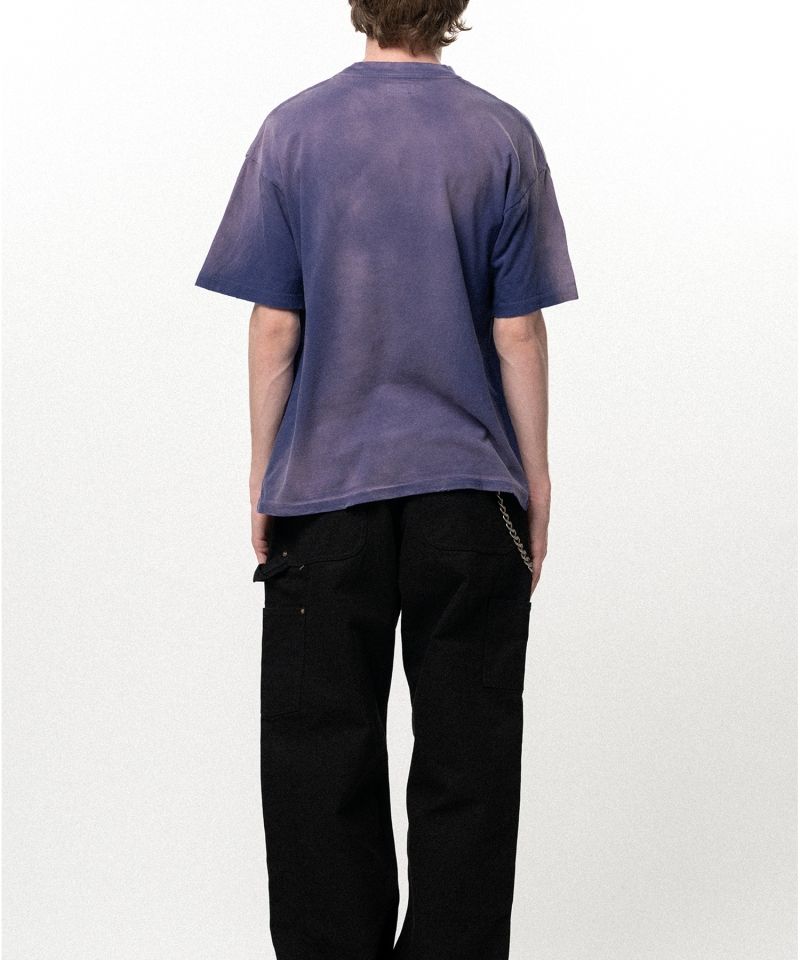 "CRAYON FLAME" Distressed T-shirt