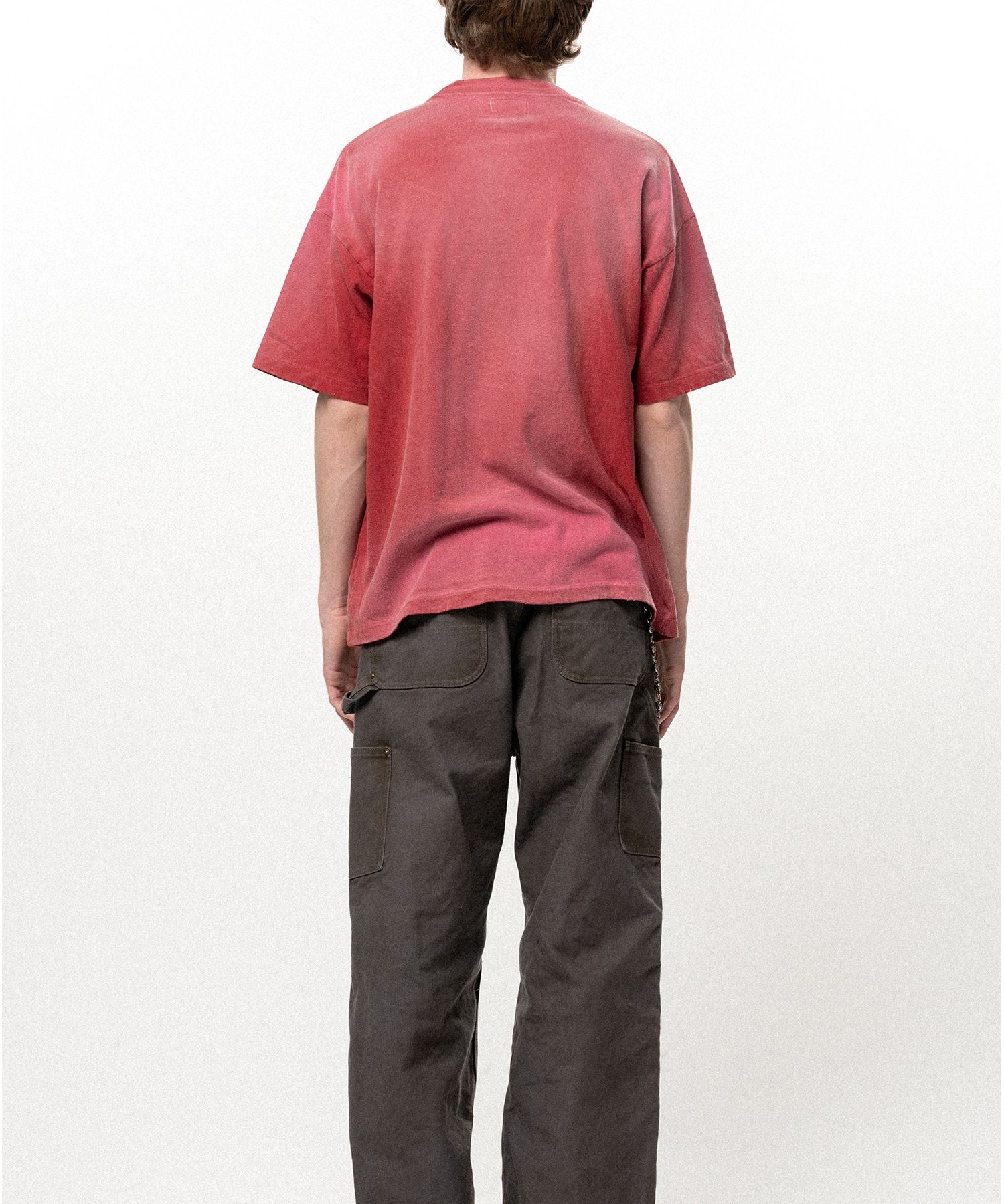 "CRAYON FLAME" Distressed T-shirt