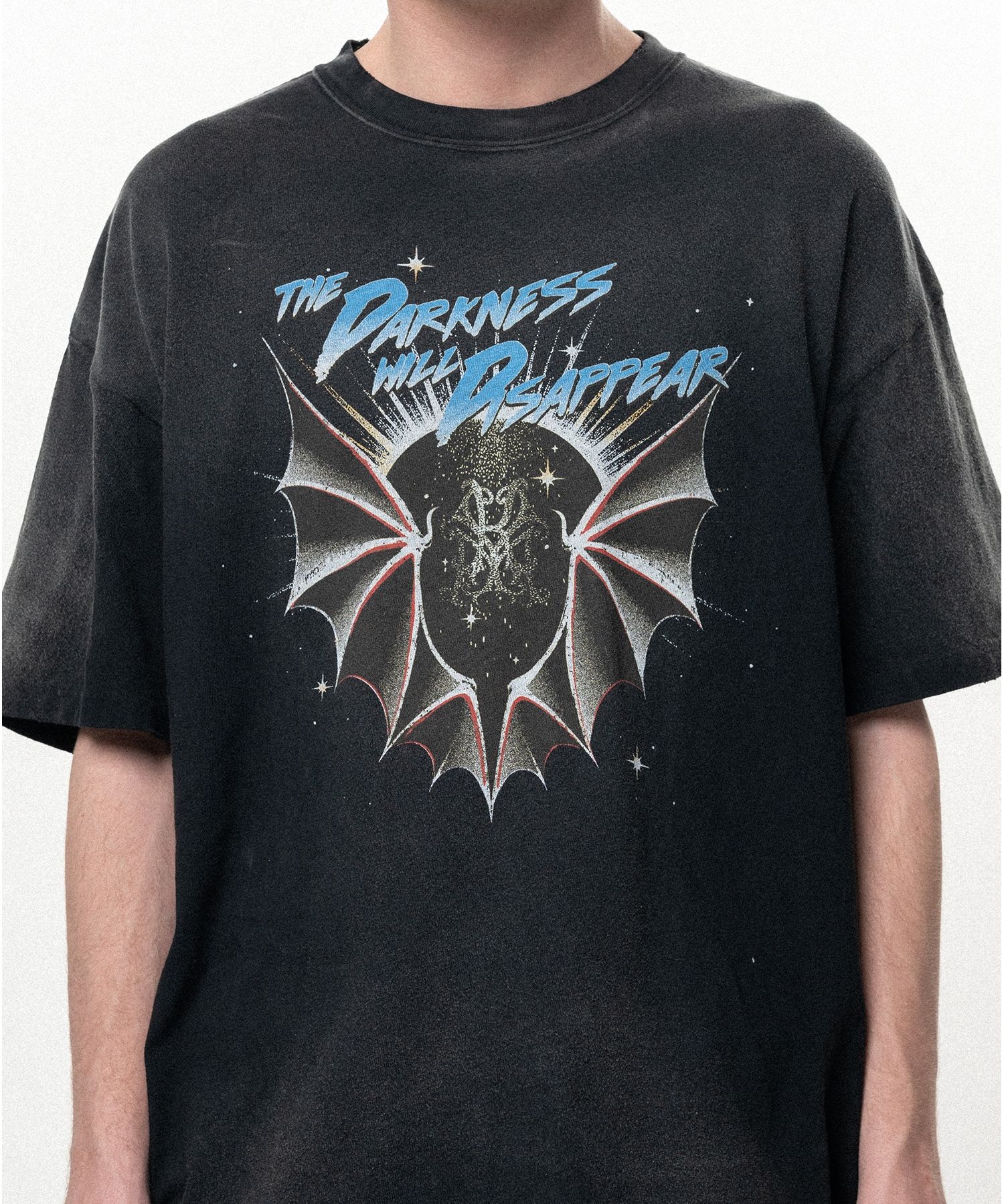 "THE DARKNESS WILL DISAPPEAR" Distressed T-shirt