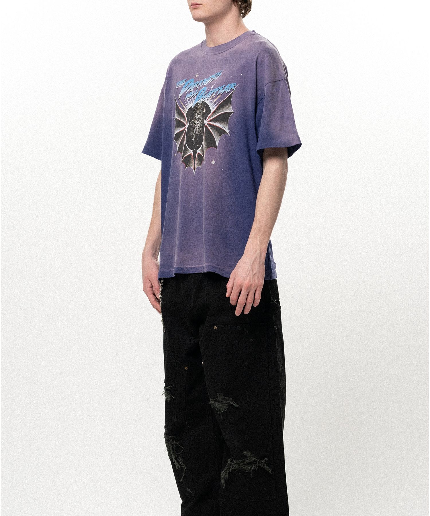 "THE DARKNESS WILL DISAPPEAR" Distressed T-shirt