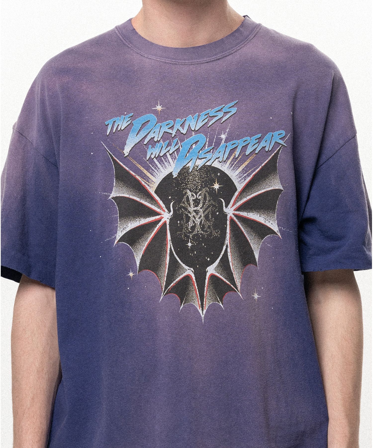 "THE DARKNESS WILL DISAPPEAR" Distressed T-shirt