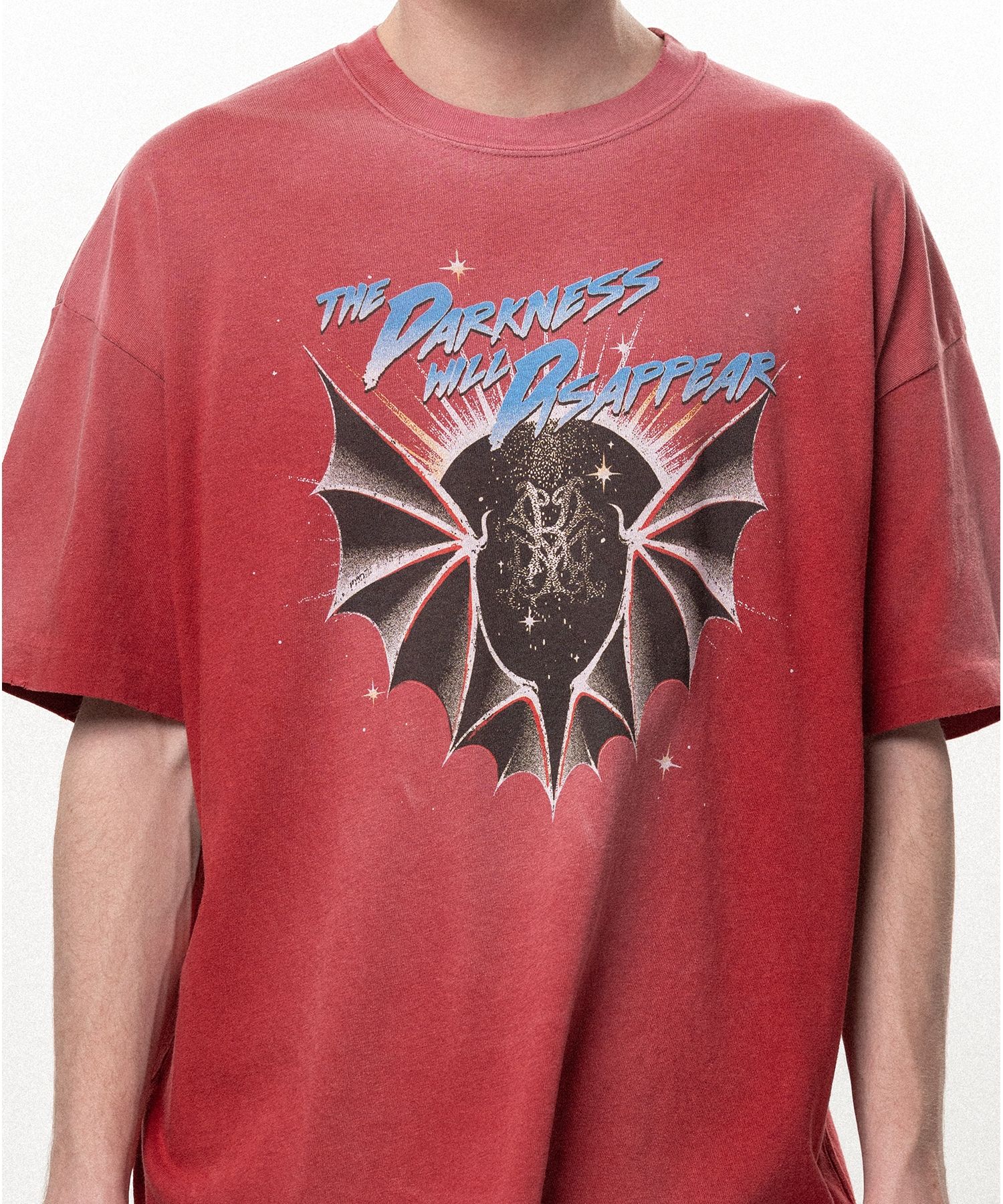 "THE DARKNESS WILL DISAPPEAR" Distressed T-shirt