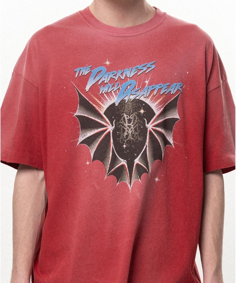 "THE DARKNESS WILL DISAPPEAR" Distressed T-shirt