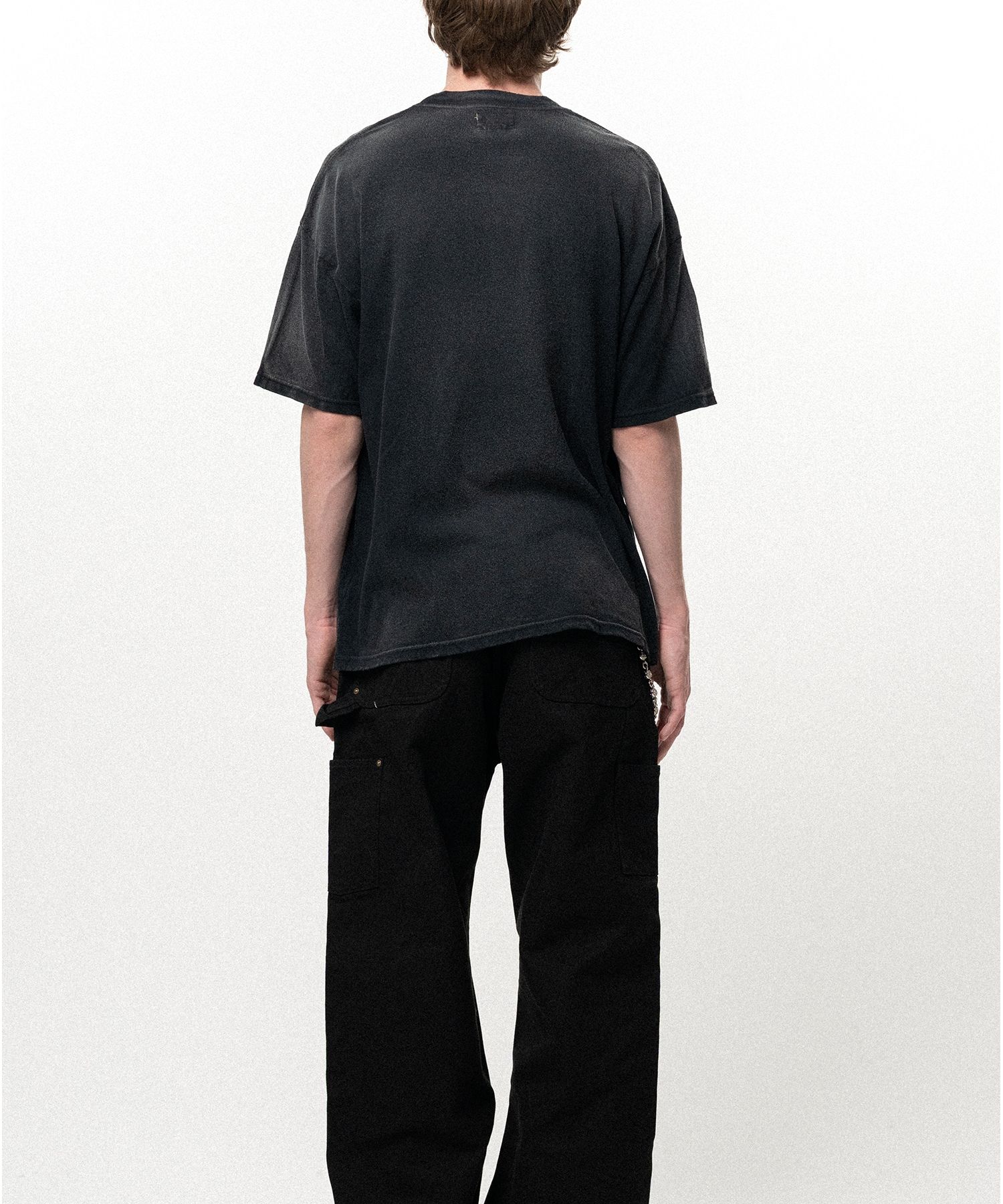 "COYOTE ANGEL" Distressed Pocket T-shirt