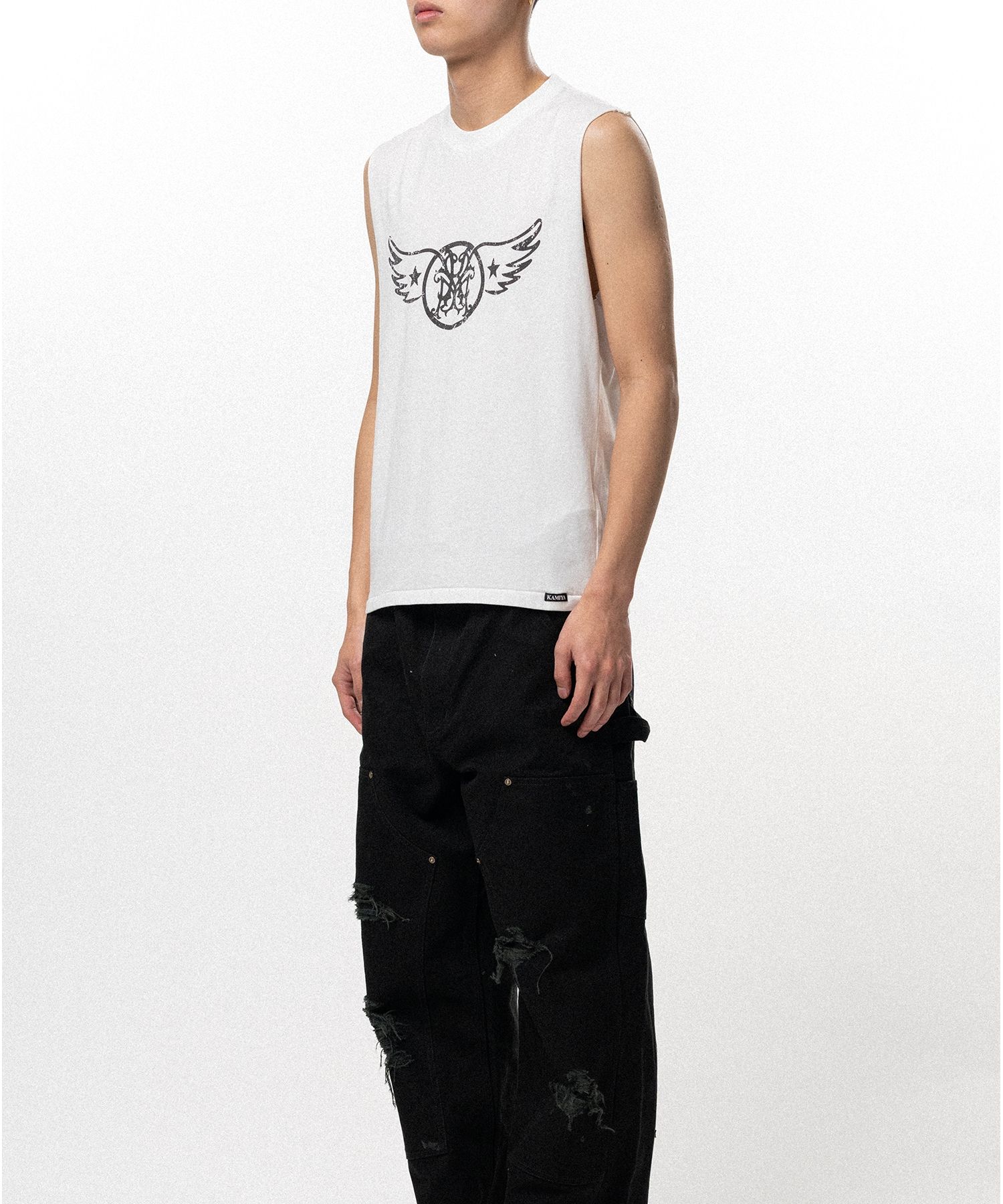 "AERO-KMY" Sleeveless T-shirt