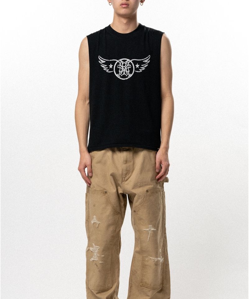 "AERO-KMY" Sleeveless T-shirt
