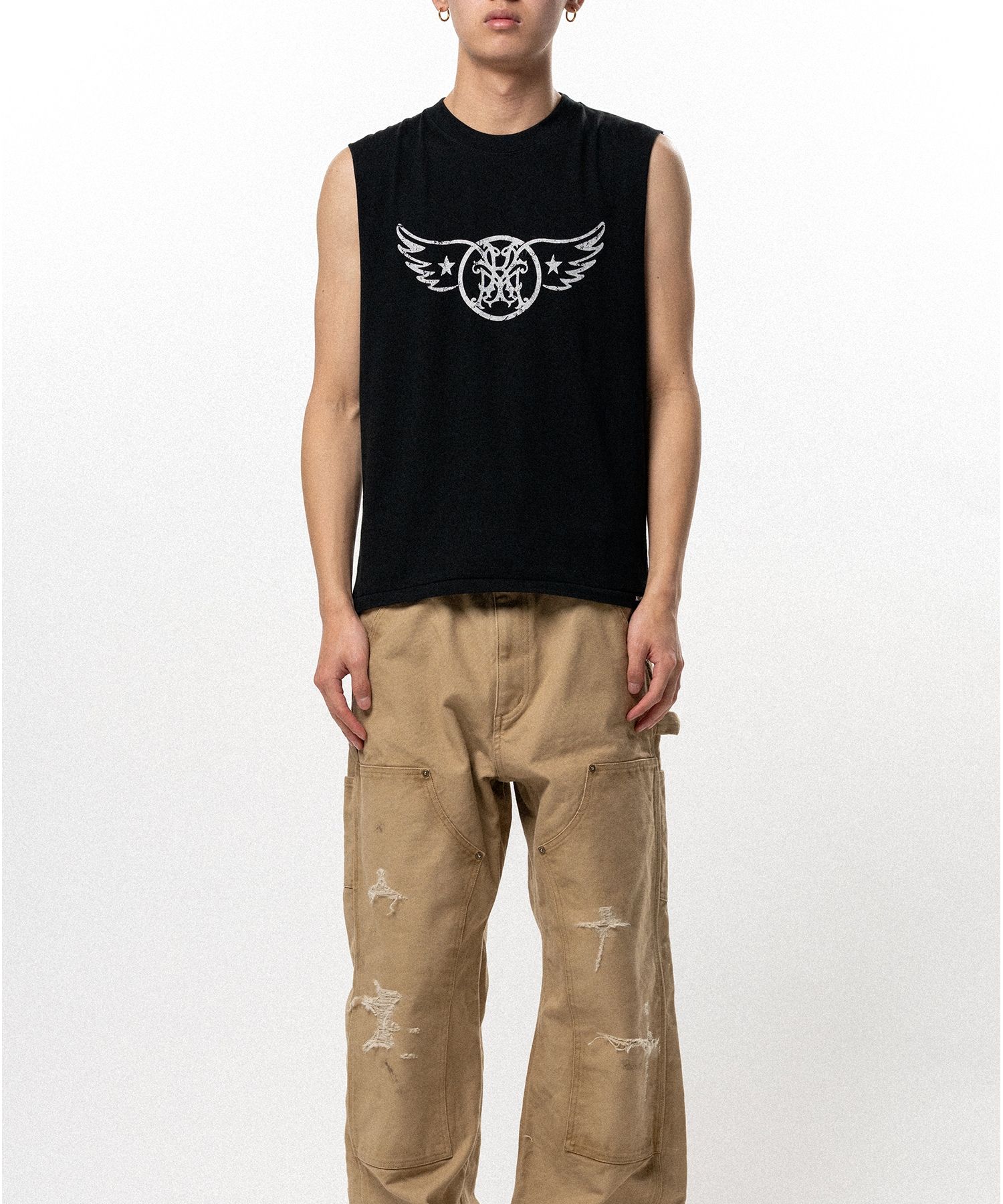 "AERO-KMY" Sleeveless T-shirt