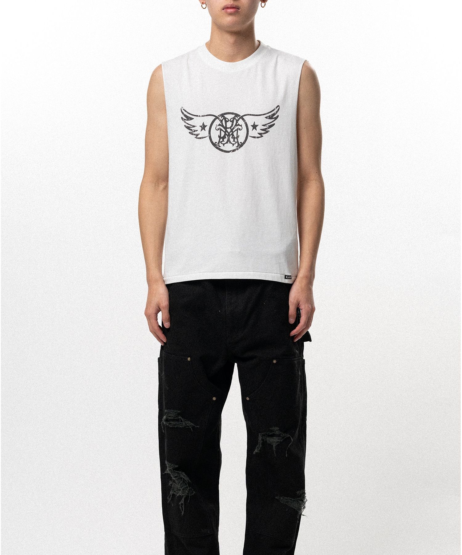 "AERO-KMY" Sleeveless T-shirt