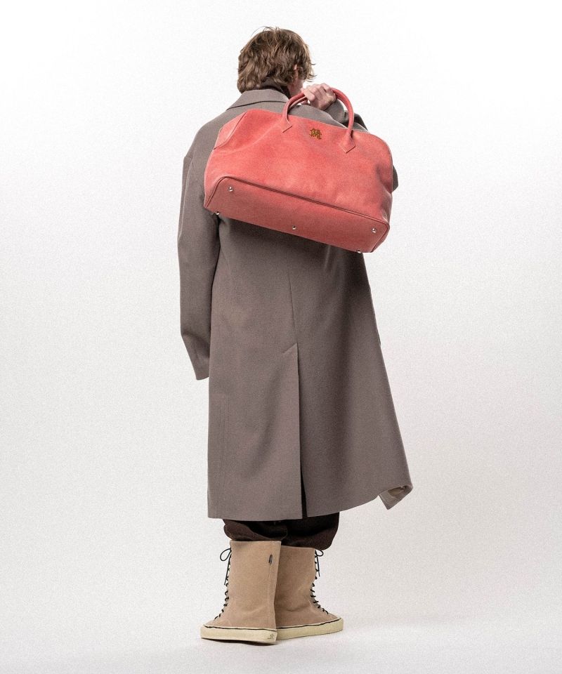 "KMY" Leather Duffle Bag