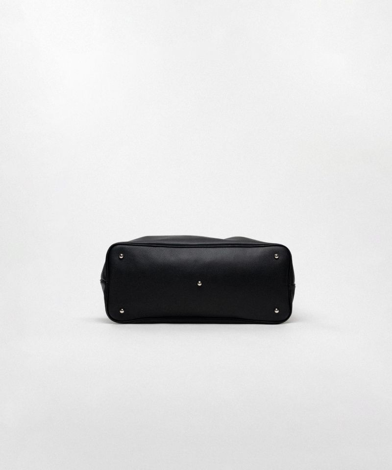 "KMY" Leather Duffle Bag