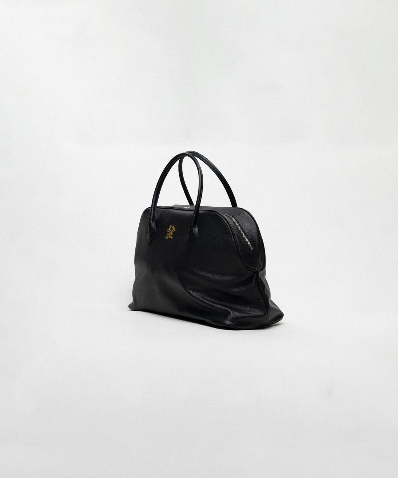 "KMY" Leather Duffle Bag