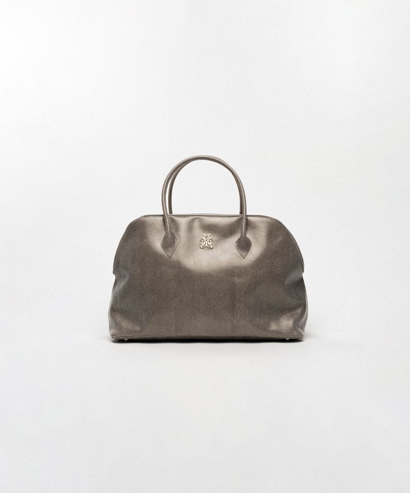 "KMY" Leather Duffle Bag