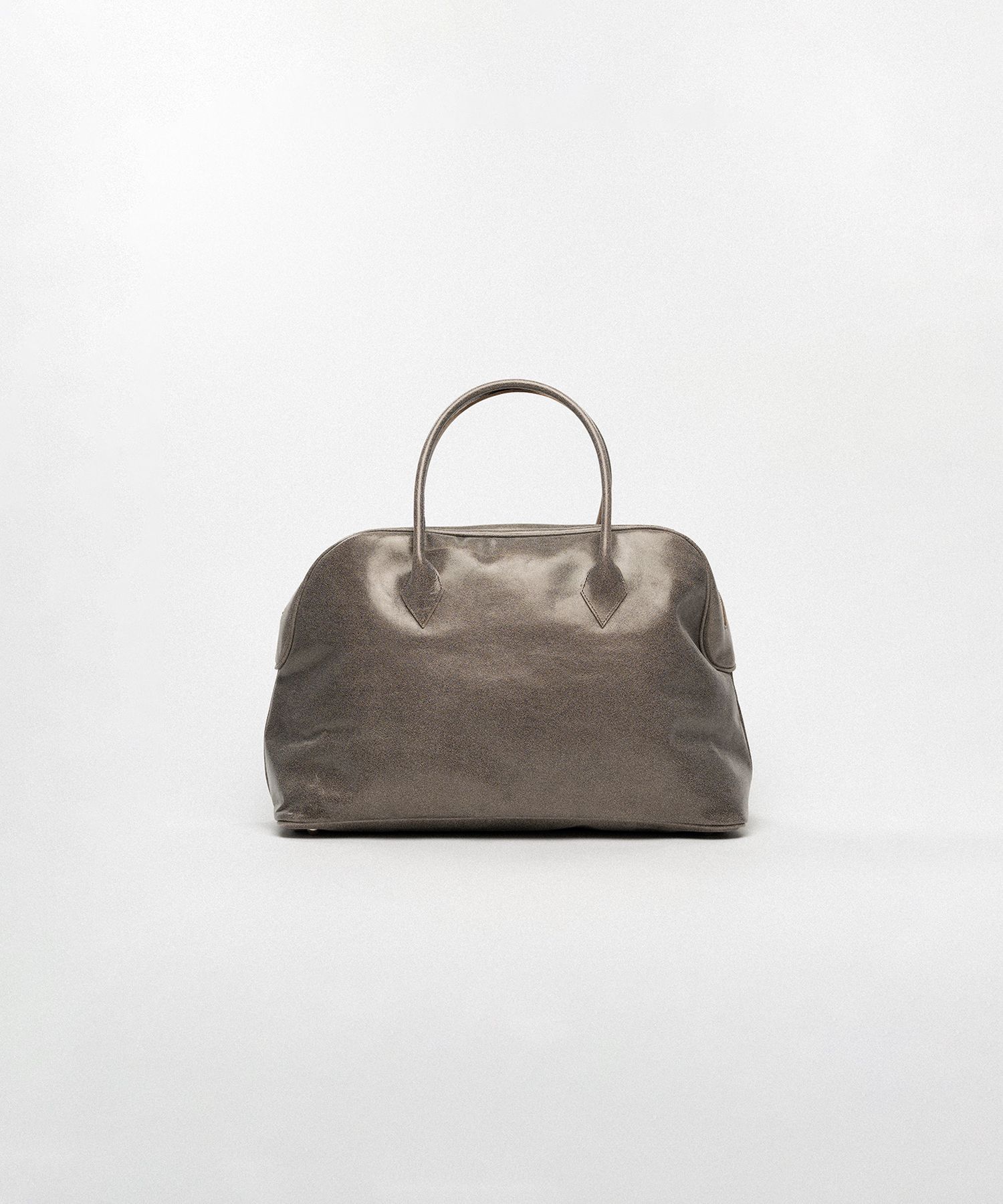 "KMY" Leather Duffle Bag