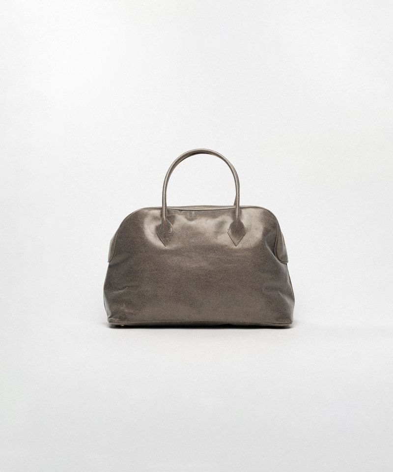 "KMY" Leather Duffle Bag