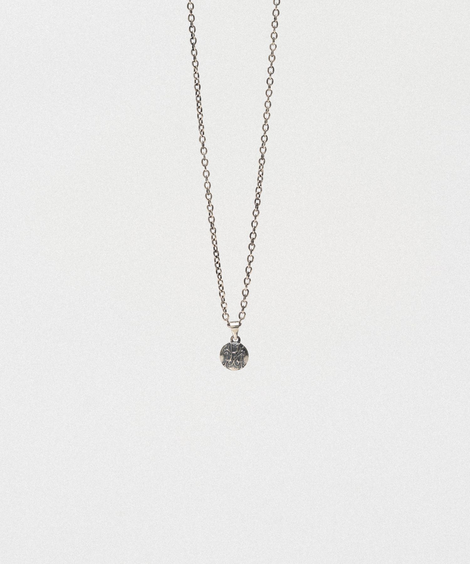 "KMY Ball" Silver Charm Necklace