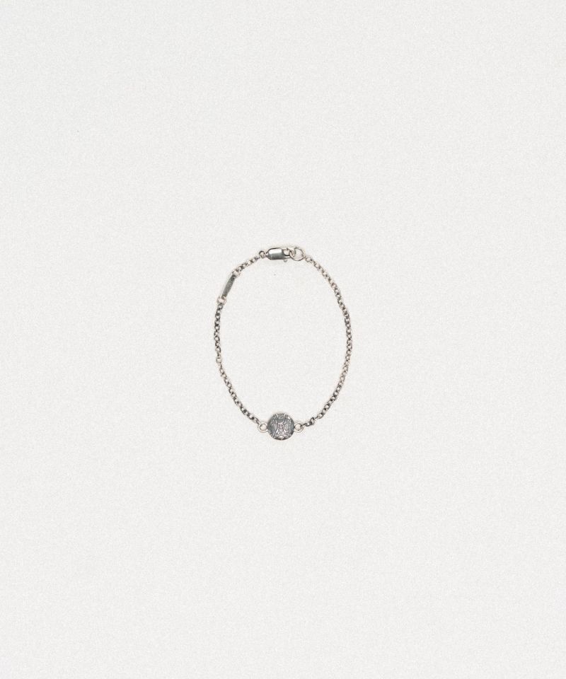 "KMY Ball" Silver Charm Blacelet
