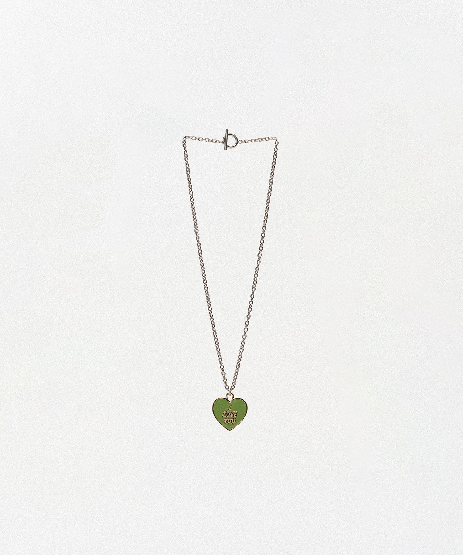 "I LOVE YOU" Pin Charm Necklace