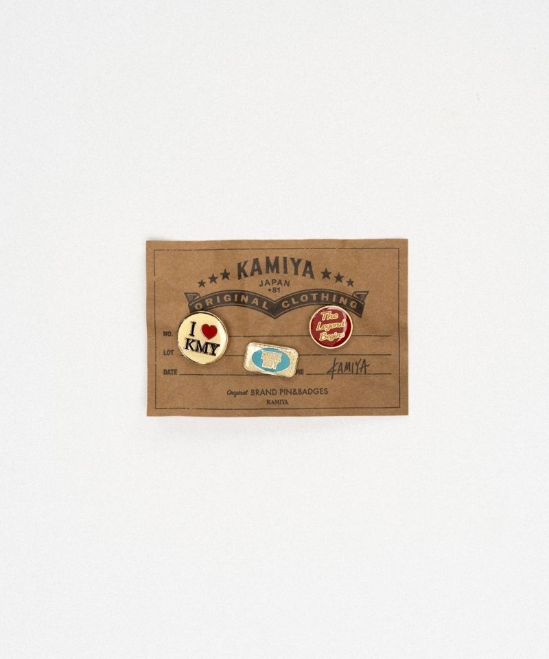 "KMY" Vintage Pin Set 3Pieces A