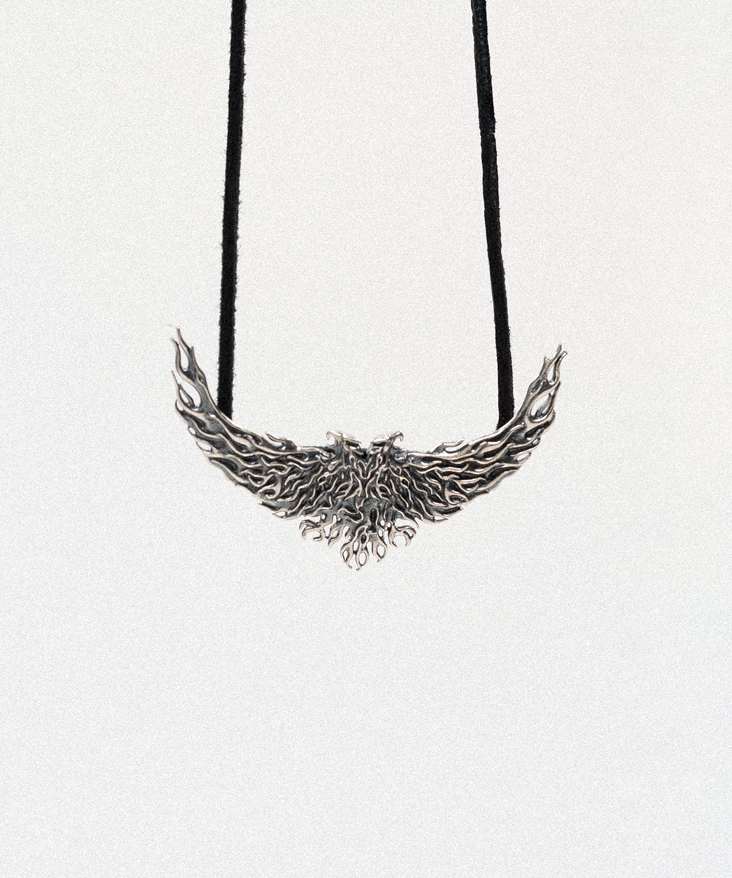 "Double-headed Eagle" Silver Charm Necklace