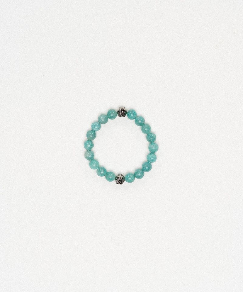 "KMY Ball" Natural Stone Blacelet