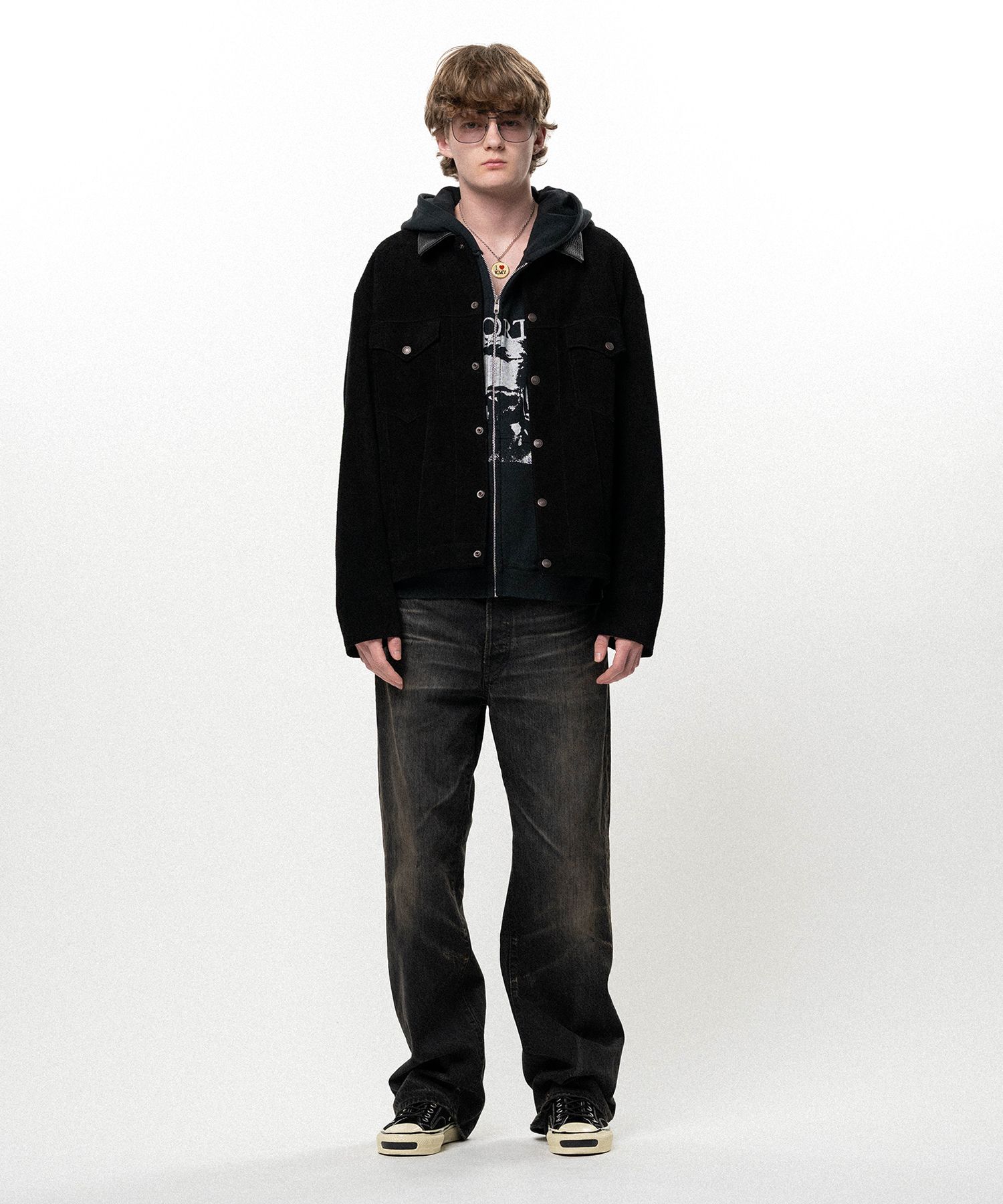 Suede Trucker Jacket
