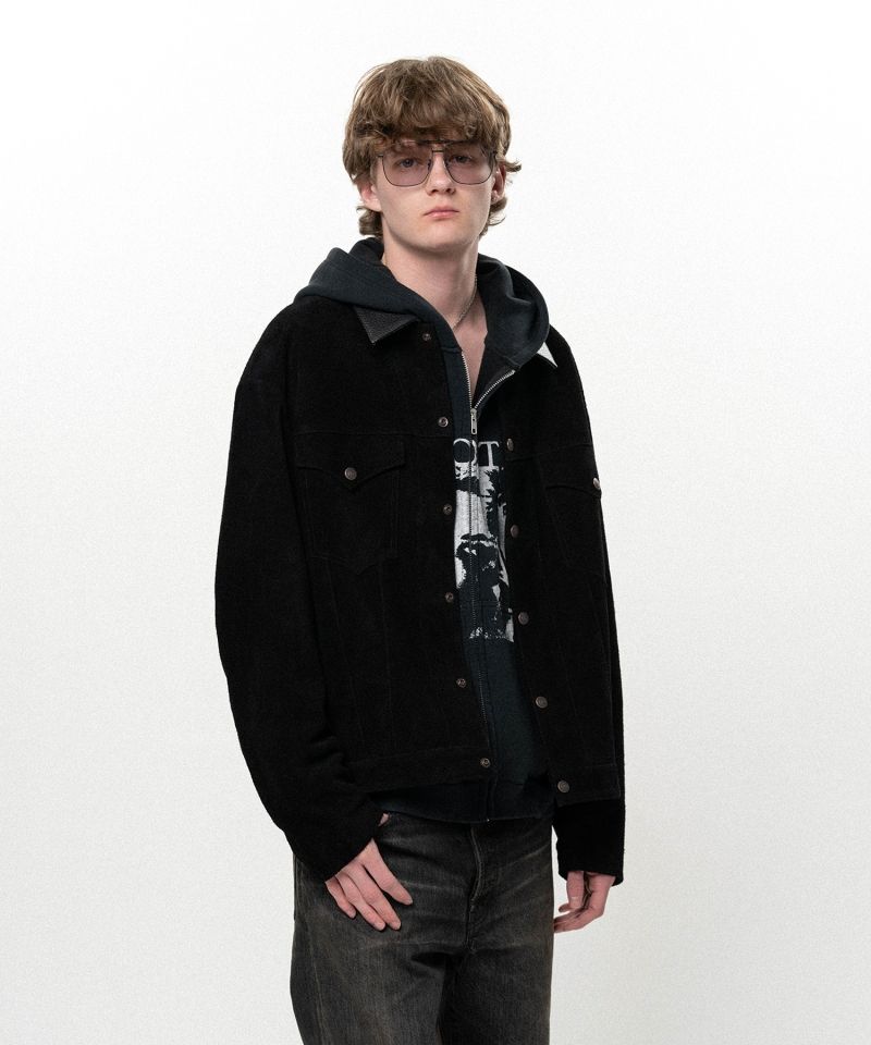 Suede Trucker Jacket