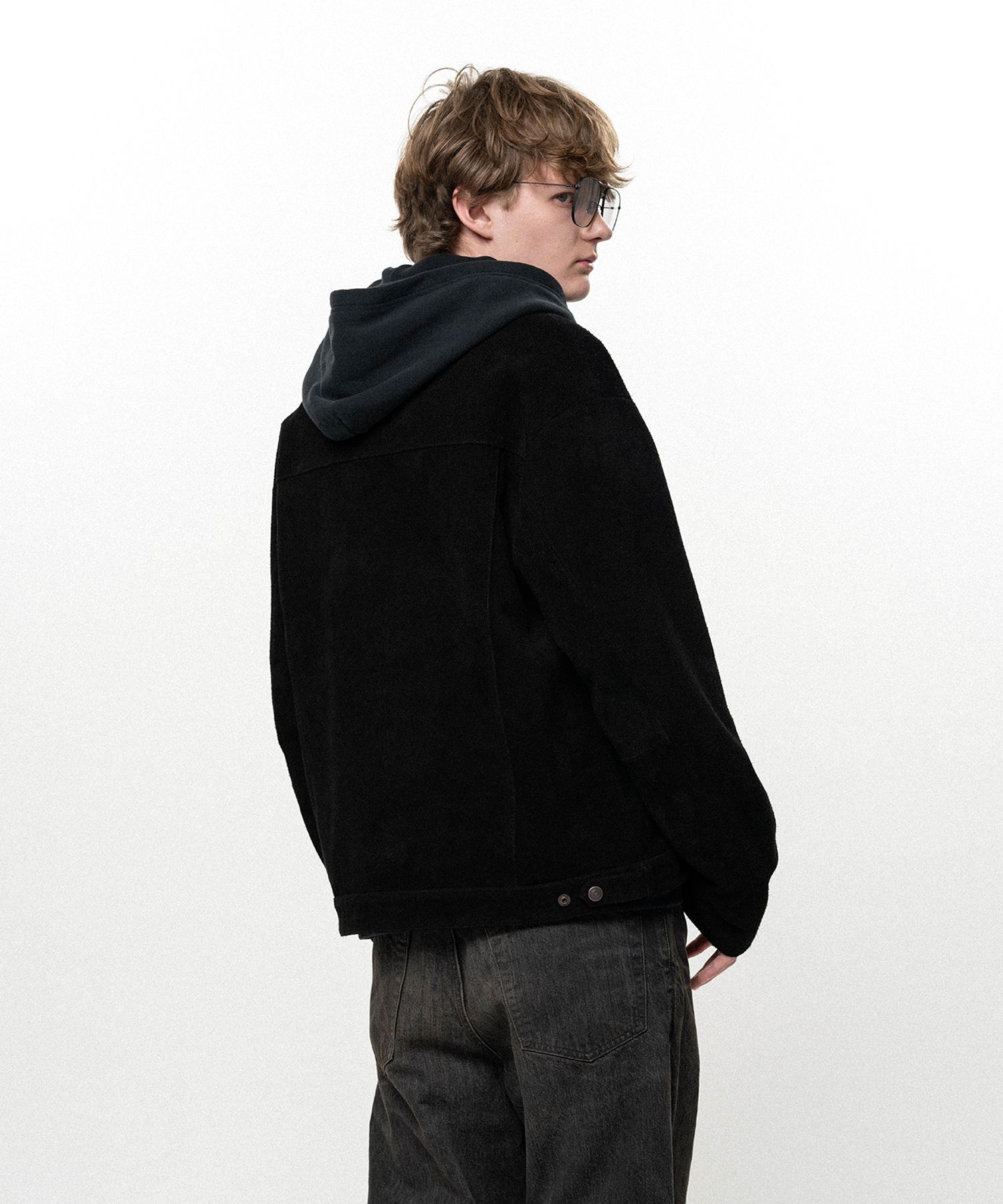 Suede Trucker Jacket