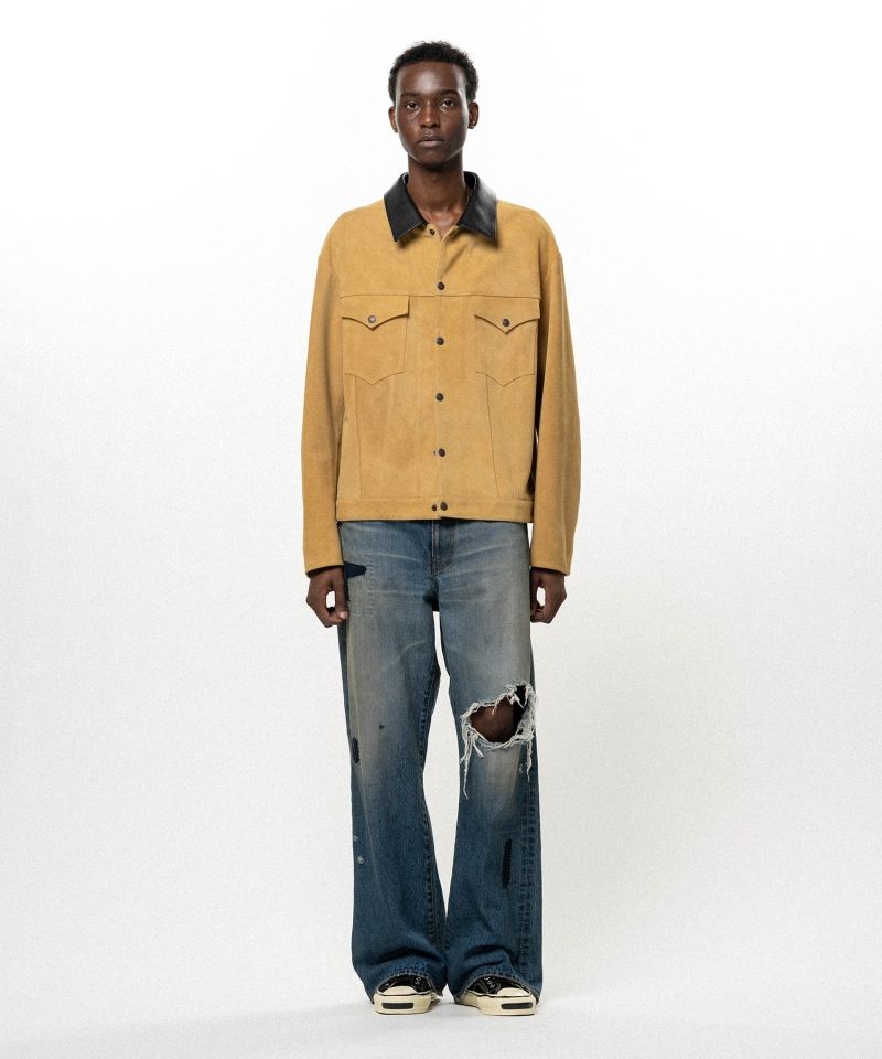 Suede Trucker Jacket