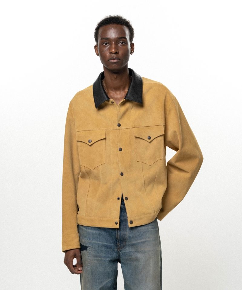 Suede Trucker Jacket