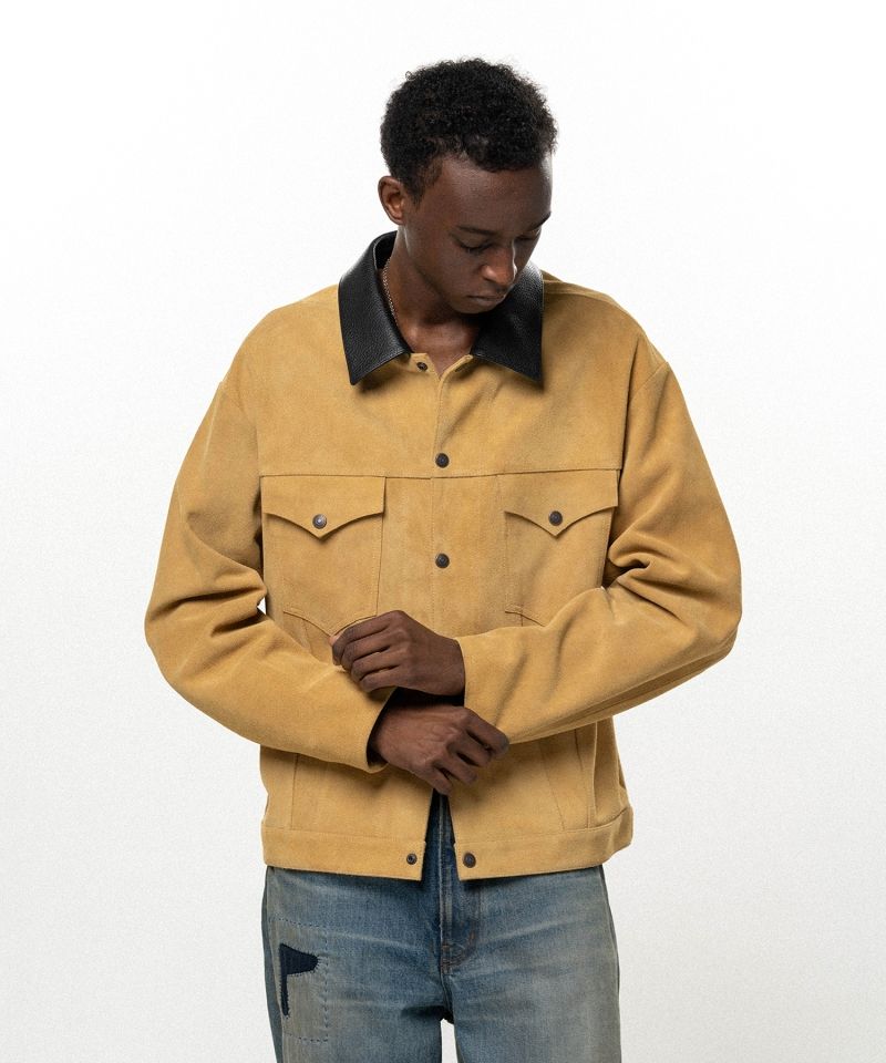 Suede Trucker Jacket